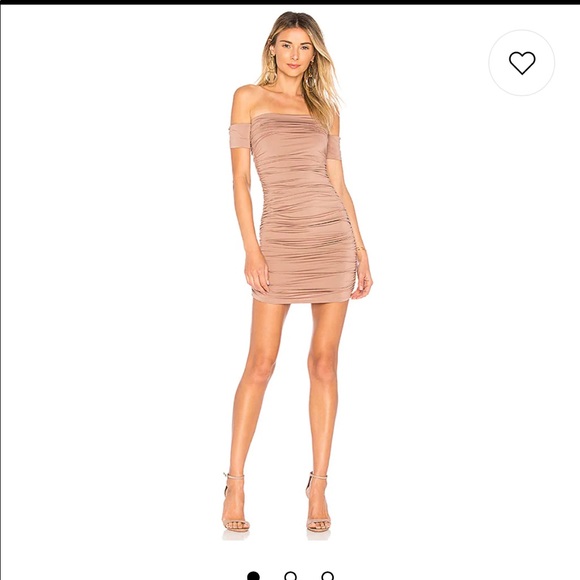 Revolve Elora Rouched off the shoulder dress - Picture 1 of 5